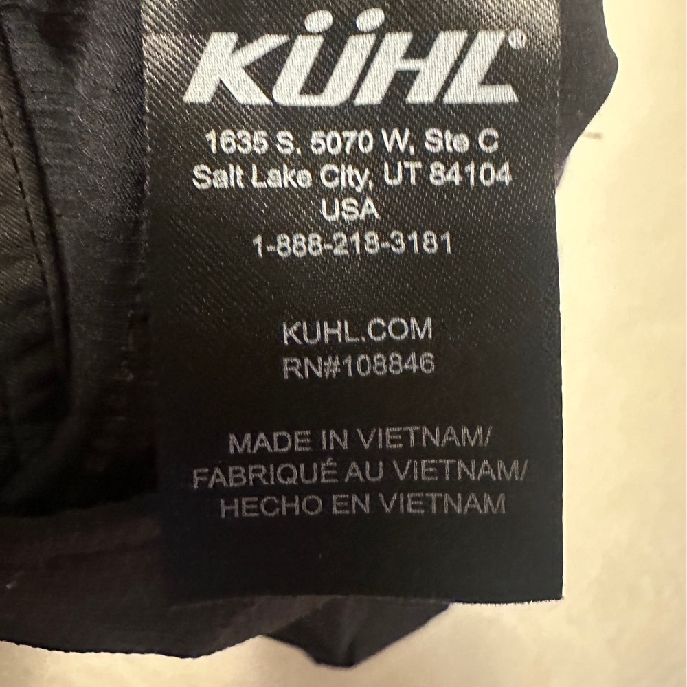Kuhl Renegade Shorts Mens 34 Black Softshell Hiking Outdoor Technical Cargo - Picture 11 of 15